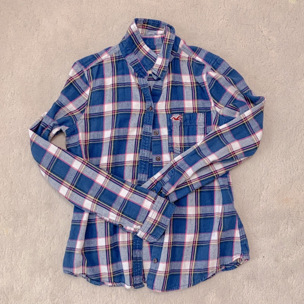 HOLLISTER colorful flannel